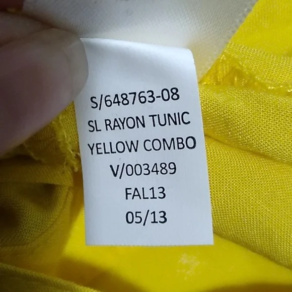 SALE! NWT Old Navy Rayon Yellow Tunic 💛 Sz.M (BX14) - Picture 9 of 9
